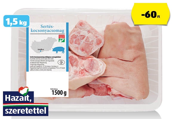 HÚSMESTER Friss kocsonyacsomag, 1,5 kg/tálca