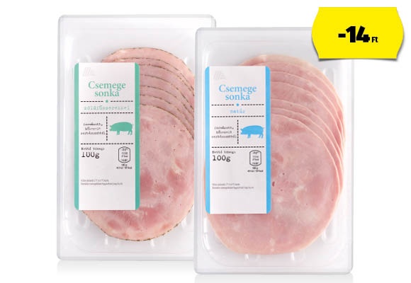 Csemegesonka, 100 g/csomag