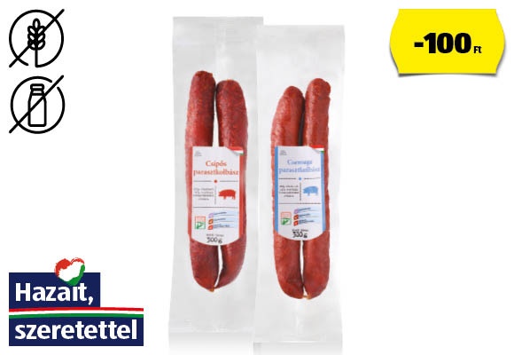 Parasztkolbász, 300 g/csomag
