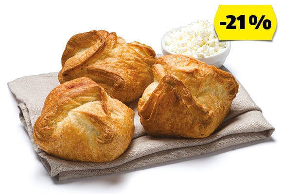 AZON MELEGÉBEN Túrós táska, 95 g/darab