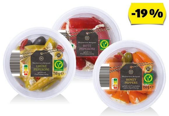 WONNEMEYER Antipasti, 150 g/tégely