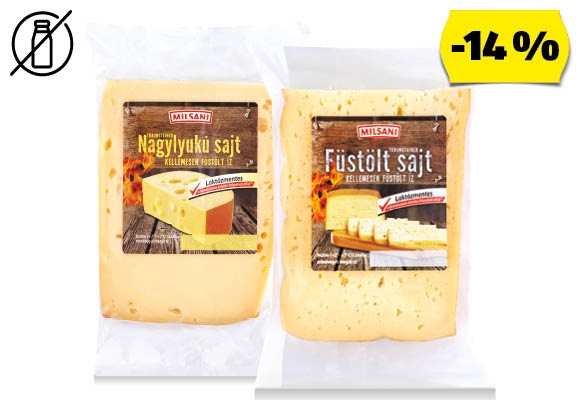 MILSANI Traunsteini füstölt sajt, /kg