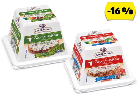 ROI DE TREFLE Kecskesajt, 150 g/tégely