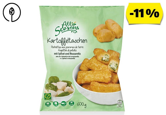 ALL SEASONS Töltött burgonyatáska, 600 g/csomag