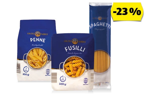 CUCINA Tészta, 500 g/csomag 