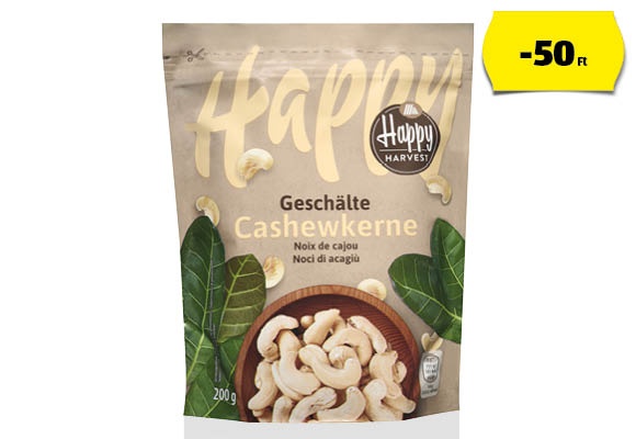 HAPPY HARVEST Kesudió, 200 g/csomag