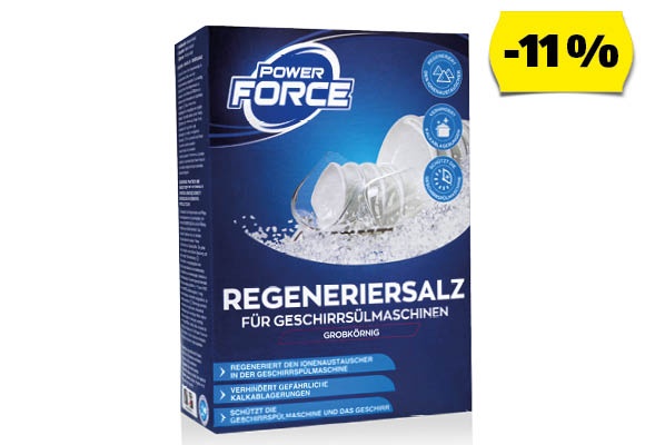 POWER FORCE Regenerálósó mosogatógéphez, 2 kg/doboz