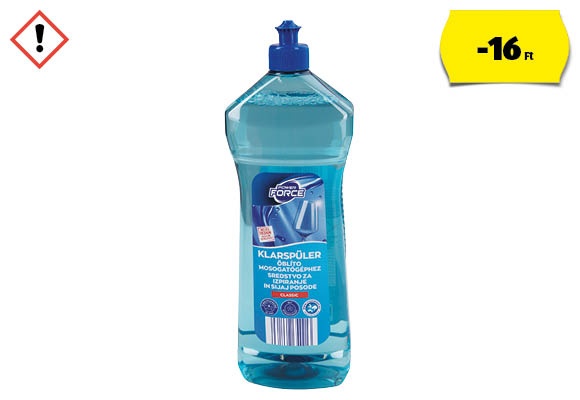 POWER FORCE Öblítő mosogatógéphez, 1 l/flakon 