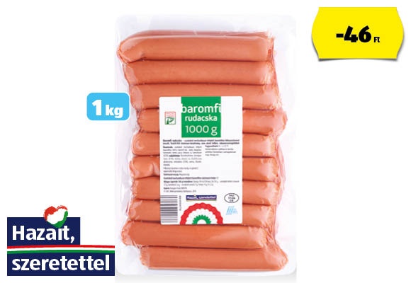 KOKÁRDÁS Baromfirudacska, 1 kg/csomag