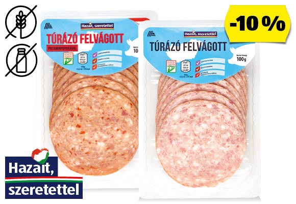 Túrázó felvágott, 100 g/csomag