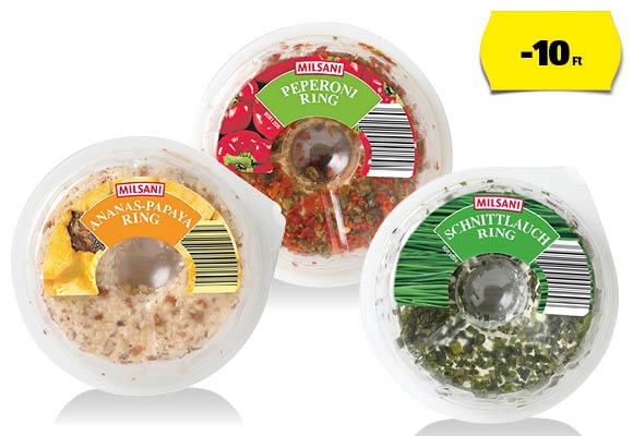 MILSANI Fűszeres sajtkoszorú, 125 g/csomag