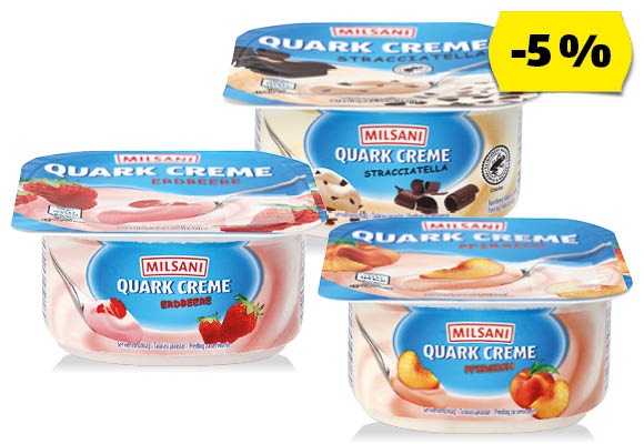 MILSANI Túródesszert, 180 g/tégely