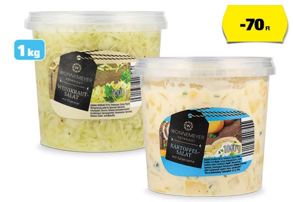 WONNEMEYER Saláta, 1 kg/doboz