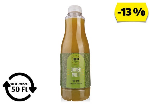 GOOD CHOICE Préselt gyümölcslé,  1 l/palack