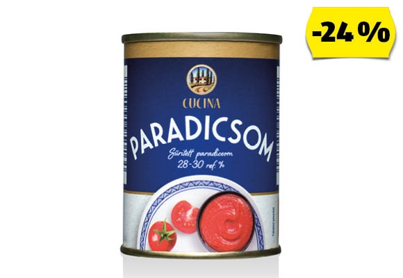 CUCINA Sűritett paradicsom, 140 g/doboz