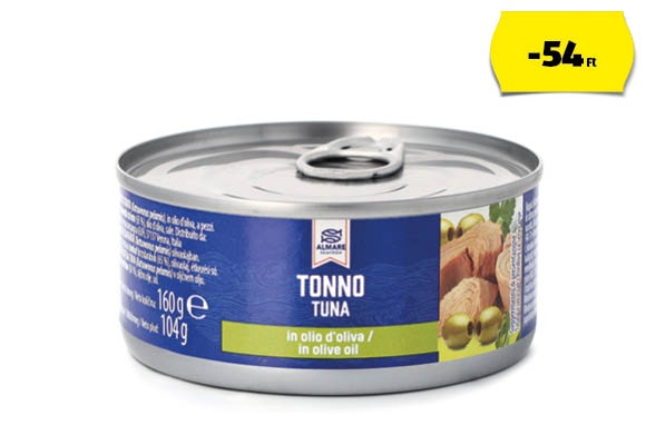 ALMARE SEAFOOD Tonhal olívaolajban, 160 g (104 g)/doboz