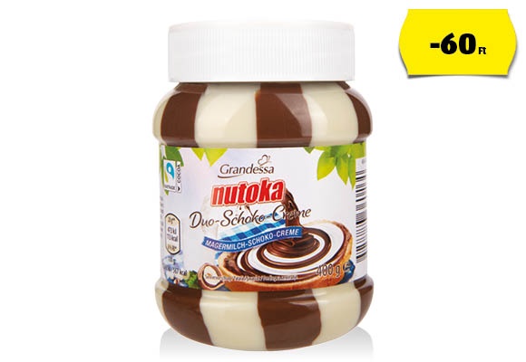 NUTOKA Duo-krém, 400 g/üveg