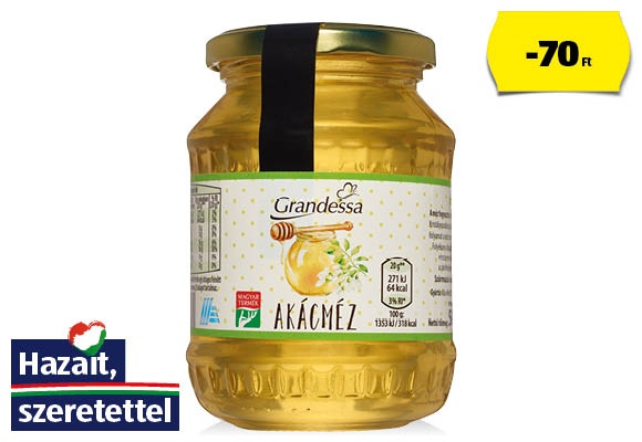 GRANDESSA Akácméz, 500 g/üveg