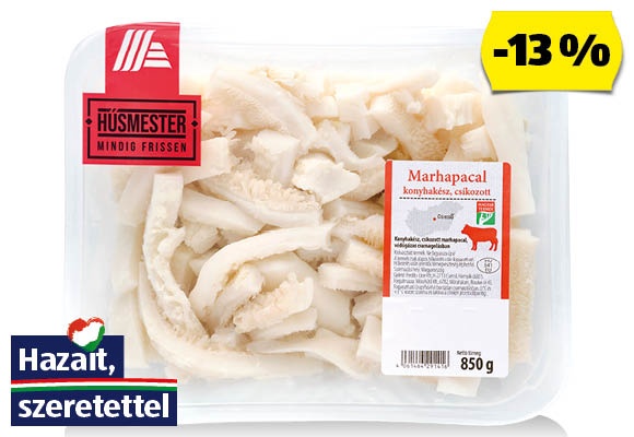 HÚSMESTER Friss marhapacal, 850 g/tálca