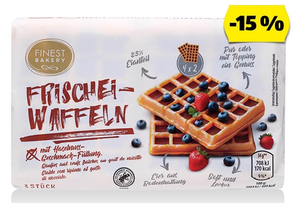 Töltött gofri, 272 g/csomag