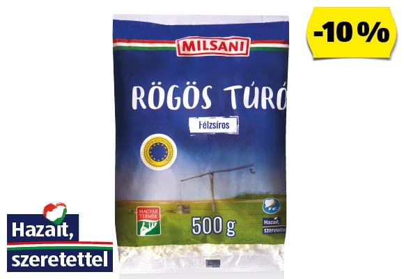 MILSANI Rögös túró, 500 g/csomag