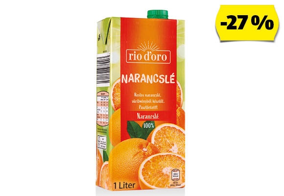 RIO D’ORO Narancslé, 1 l/doboz