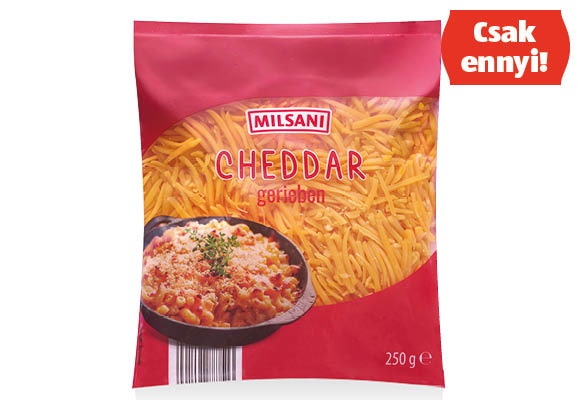 MILSANI Cheddar sajt, 250 g/csomag