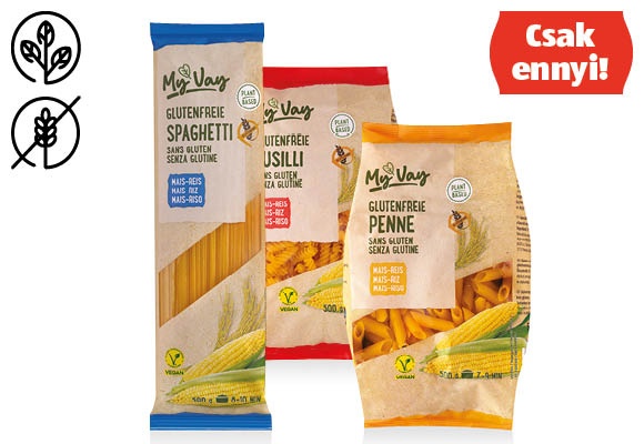 MYVAY Gluténmentes tészta, 500 g/csomag