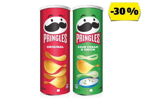 PRINGLES Burgonyasnack, 165 g/doboz