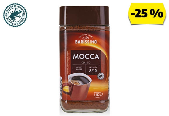 BARISSIMO Kávé Mocca, 200 g/üveg