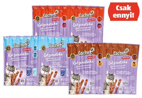 CACHET Prémium jutalomfalat, 10 x 5 g/csomag