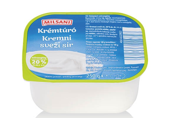 MILSANI Krémtúró, 250 g/tégely
