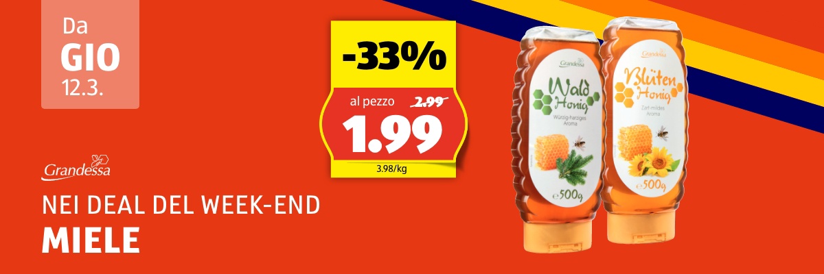 Weekend Deal da giovedì, 12.3.