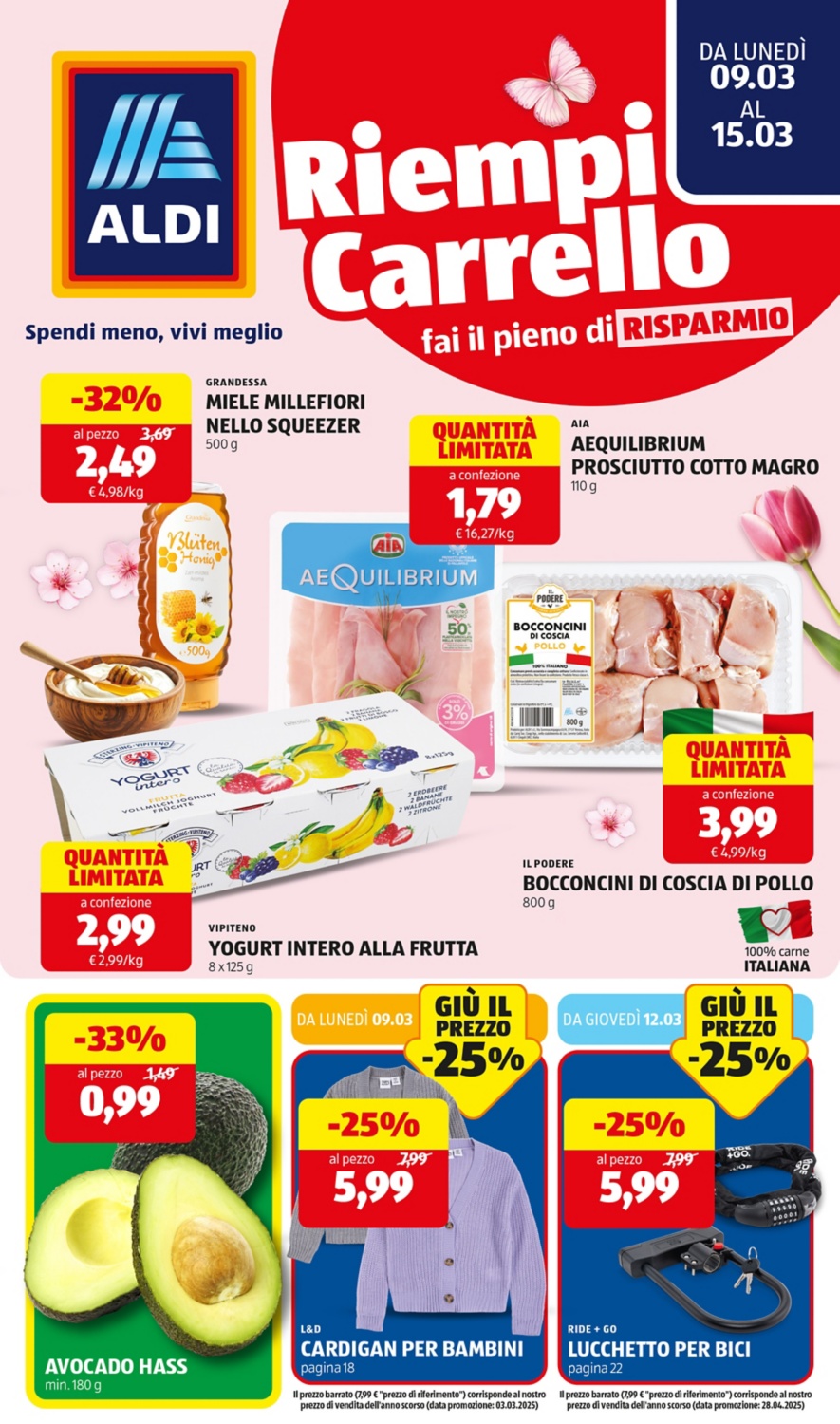 Scopri le offerte da lunedì 9 marzo