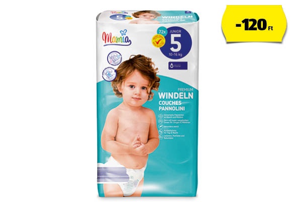 MAMIA Junior pelenka, 72 darab/csomag