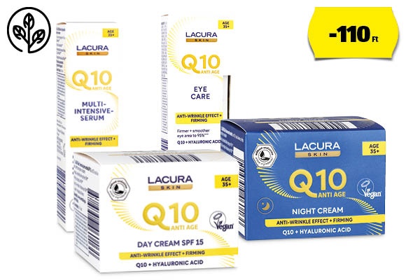 LACURA Arckrém Anti Aging, 50 ml/tégely vagy 30 ml/flakon vagy 15 ml/tubus