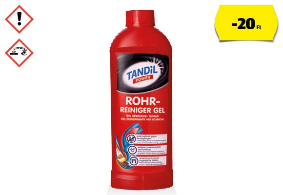 TANDIL Lefolyótisztító gél, 1 l/flakon