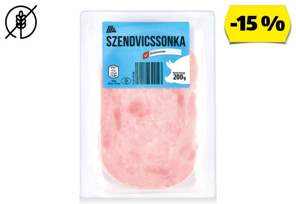 Szendvicssonka, 200 g/csomag