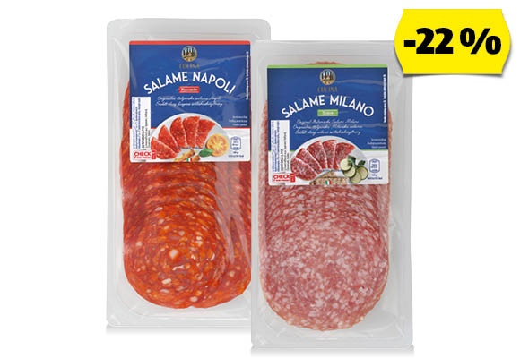 CUCINA Olasz szalámi, 150 g/csomag
