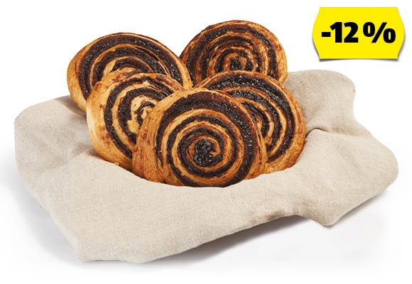 AZON MELEGÉBEN Kakaós csiga, 100 g/darab