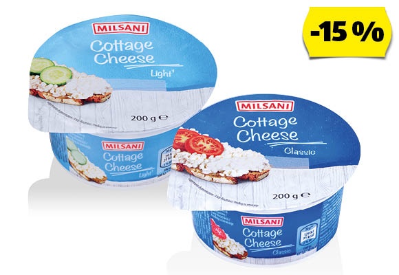 MILSANI Cottage cheese, 200 g/doboz
