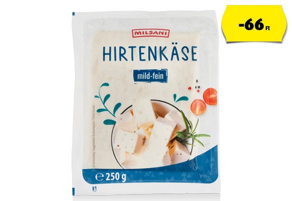MILSANI Krémfehér sajt, 250 g/csomag