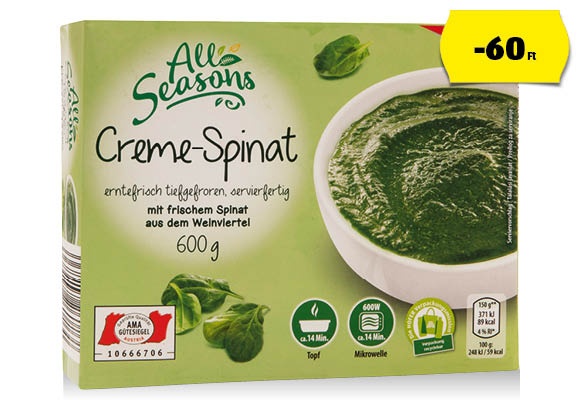 ALL SEASONS Parajkrém, 600 g/doboz