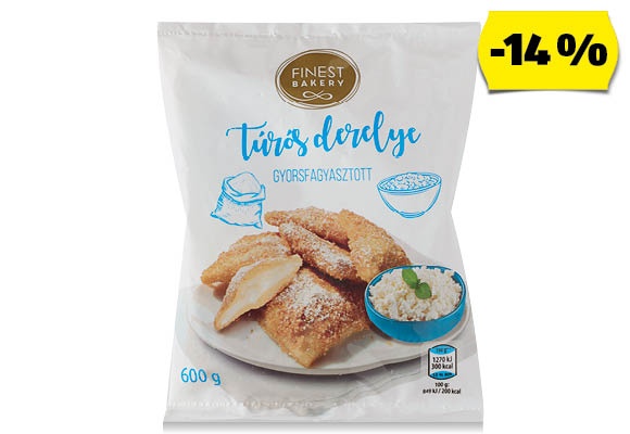 FINEST BAKERY / ENJOY FREE Derelye, 600 g vagy 450 g/csomag