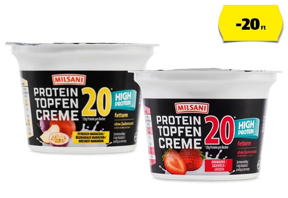 MILSANI Protein túrókrém, 235 g/tégely
