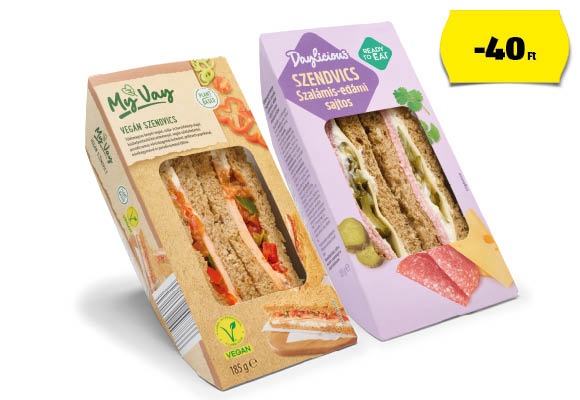 DAYLICIOUS Szendvics, 185 g/csomag