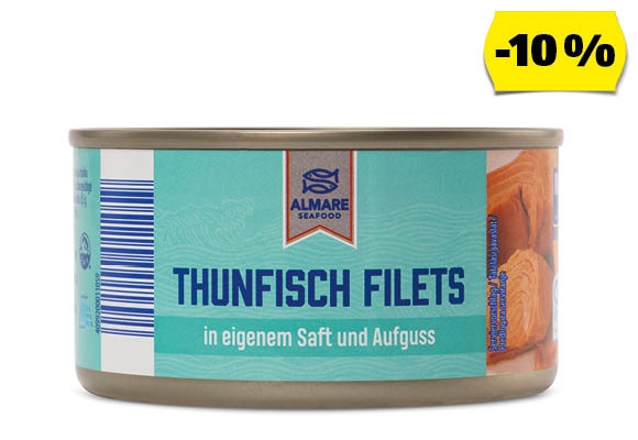 ALMARE SEAFOOD Tonhalfilé, 195 g (150 g)/doboz