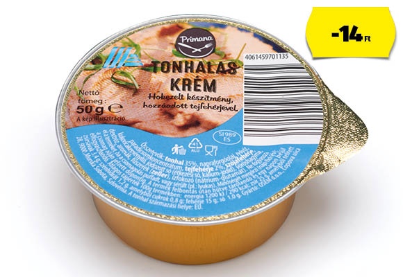 PRIMANA Tonhalas krém, 50 g/tégely