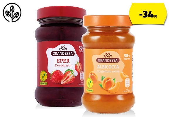 GRANDESSA Extradzsem, 450 g/üveg