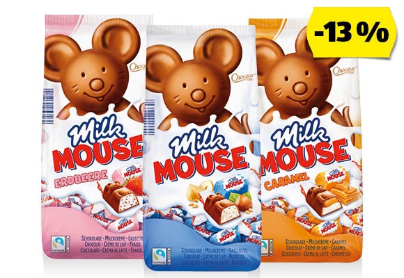 CHOCEUR Csokoládéegér, 210 g/csomag